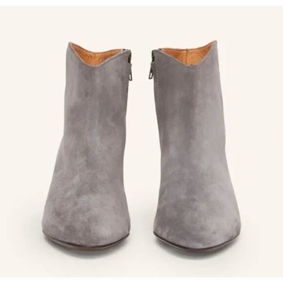 Isabel Marant Western Gray Suede Dacken Ankle Boots Booties Country Boho sz 36 - Picture 10 of 16